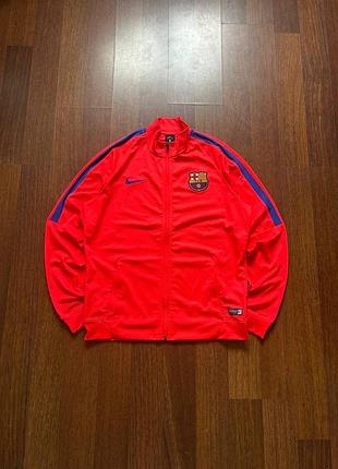 Nike x barcelona кофта 2016-2017 спортивна чоловіча оригінал б у