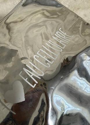 Срібляста дзеркальна косметичка esthederm eau cellulaire 🤍 3