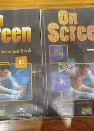 Книга и тетрадь с английского языка on screen b1