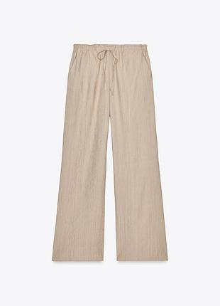 Фактурні штани zara 6