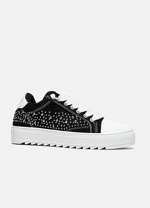 Женские кроссовки numeris studded black 5