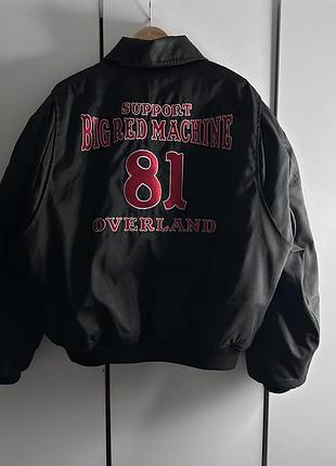 Куртка бомбер vintage ma2 bomber jacket big red 4 machine 81 overland
