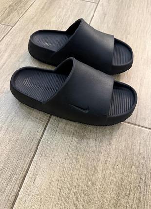 Оригінал nike calm slide black 2