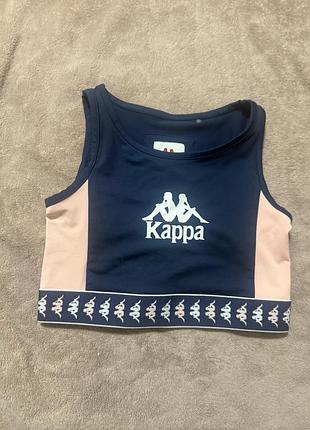 Топ для дівчинки kappa синій з рожевим