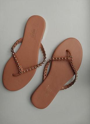 Вьетнамки женские primark 39р., 896, экокожа. персиковые. широкие стопы