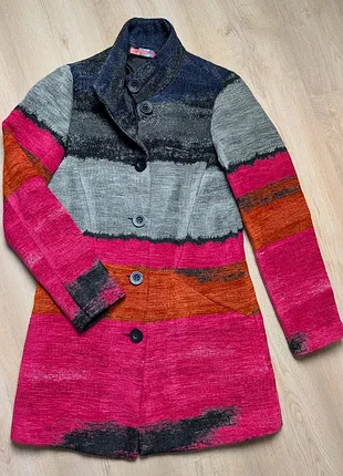Пальто desigual шениль-градиент, оригинал, eur 38 (укр. 44)