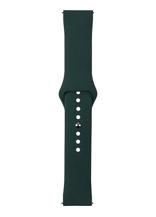 Ремінець 22mm universal silicone button design для samsung/amazfit/huawei cyprus green