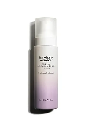 Haruharu wonder black rice probiotics barrier nad+ serum mist зволожуючий спрей-сироватка з пробіотиками і nad+ 80 мл