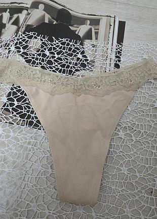 Трусы из микрофибры с кружевом bodyflirt