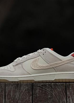 Кроссовки nike sb dunk white red 6