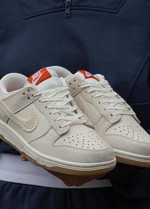 Кроссовки nike sb dunk white red 9