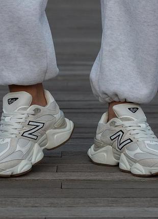 Кроссовки new balance 9060 beige leopard 2