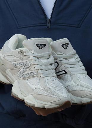 Кроссовки new balance 9060 beige leopard 8