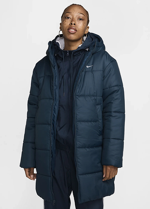 Оригінал! сша! жіноча парка пуховик nike therma-fit synthetic fill classic parka fz5903-478 новий стан