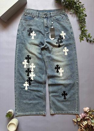 Джинси chrome hearts 2