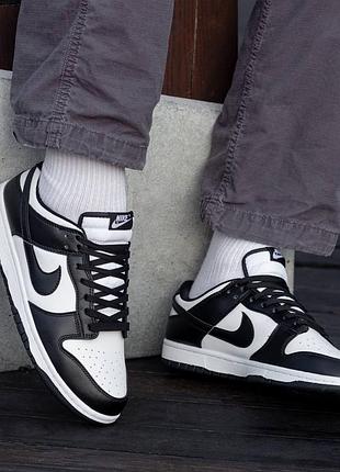 Кроссовки nike sb dunk black white 7