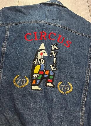 Мужская джинсовая куртка джинсовка levis circus 7