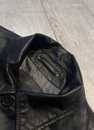 Мужская плотная кожаная куртка стиль ретро harley davidson 5