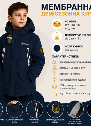 Мембранная демисезонная куртка