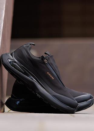 Р.41-45 кроссовки salomon odyssey elmt gore-tex triple black sl032