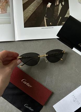 😎 cartier clash black/gold ct0543s 001l cat.2 58/17/140