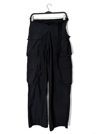 Черные женские широкие брюки карго taobao