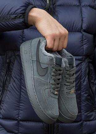 Кросівки nike air force winter low grey 7