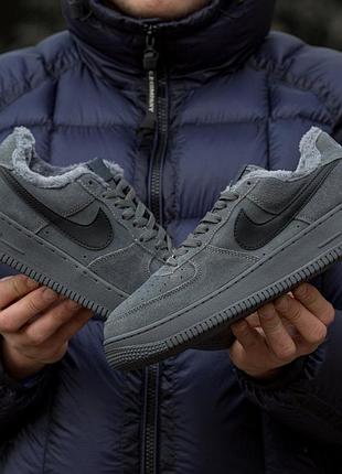 Кросівки nike air force winter low grey 8