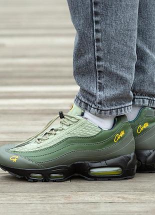 Кроссовки nike air max 95 sp corteiz gutta green haki