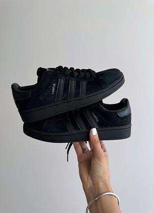 Adidas campus | “full black” premium (р)