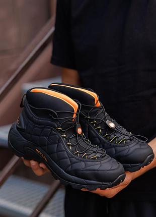 Р.41-46 кроссовки merrell ice cap moc ii black orange mr026