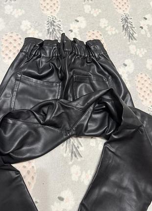 Шкіряні штани zara 3