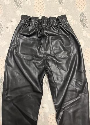 Шкіряні штани zara 2