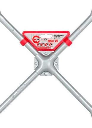 Ключ баллонный крестообразный intertool 17 x 19 x 21 x 1/2" pro (ht-1603)