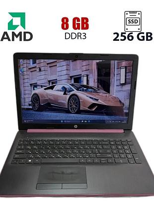 Ноутбук hp laptop 15 / 15.6" (1920x1080) ips / amd athlon 300u (2 (4) ядер по 2.4 - 3.3 ghz) / 8 gb ddr3 / 256 gb ssd / amd radeon
