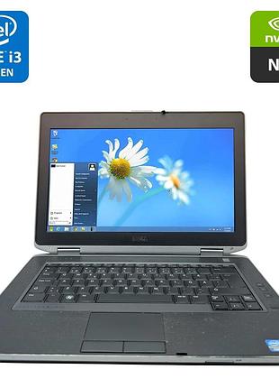 Ноутбук dell latitude e6430 / 14" (1366x768) tn / intel core i3-2350m (2 (4) ядра по 2.3 ghz) / 8 gb ddr3 / 500 gb hdd / nvidia