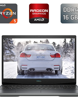 Игровой ноутбук dell g5 5505 / 15.6" (1920x1080) ips / amd ryzen 5 4600h (6 (12) ядер по 3.0 - 4.0 ghz) / 16 gb ddr4 / 1000 gb ssd