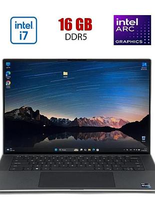 Игровой ноутбук б-класс dell xps 15 9530 / 15.6" (1920x1200) ips / intel core i7-13700h (14 (20) ядер по 2.4 - 5.0 ghz) / 16 gb