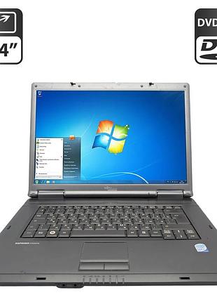 Ноутбук fujitsu esprimo mobile v5535 / 15.4" (1024x768) tn / intel core 2 duo t5750 (2 ядра по 2.0 ghz) / 4 gb ddr2 / 250 gb hdd /