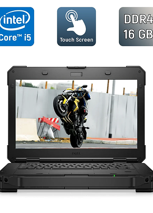 Защищенный ноутбук dell latitude 5424 rugged / 14" (1920x1080) ips touch / intel core i5-8350u (4 (8) ядра по 1.7 - 3.6 ghz) / 16