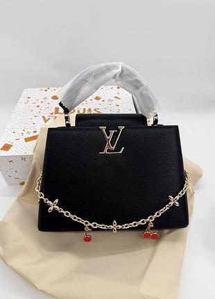 Louis vuitton capucines bb black