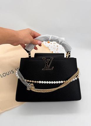 Louis vuitton capucines bb black