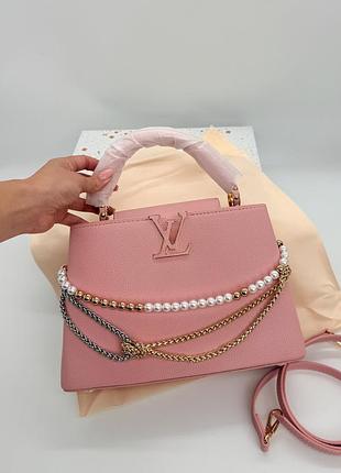 Louis vuitton capucines bb pink