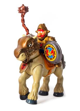 Винтажные фигурки fisher price 1994 great adventure. рыцарь на коне