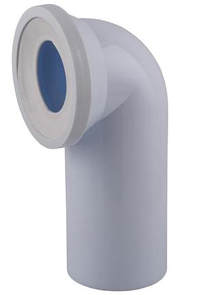 Коліно optimum для унітазу 90 ° d110 пластик opti 41410/296
