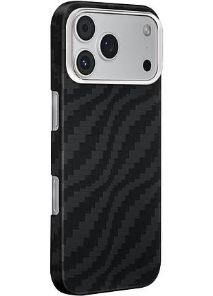 Чохол tpu+pc kvzv kayla ultra-thin with magnetic fit для apple iphone 17 pro / 18 pro (6.3") black