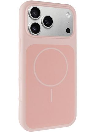 Чехол silk duo color (aa) no logo with magnetic fit для apple iphone 17 pro / 18 pro (6.3") pink
