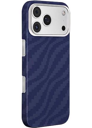 Чехол tpu+pc kvzv kayla ultra-thin with magnetic fit для apple iphone 17 pro / 18 pro (6.3") blue