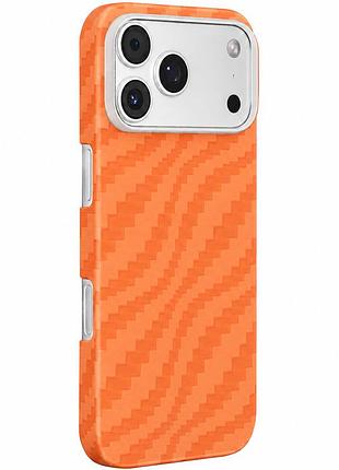Чехол tpu+pc kvzv kayla ultra-thin with magnetic fit для apple iphone 17 pro max / 18 pro max (6.9") orange
