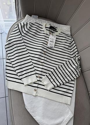 Кардиган в смужку від zara